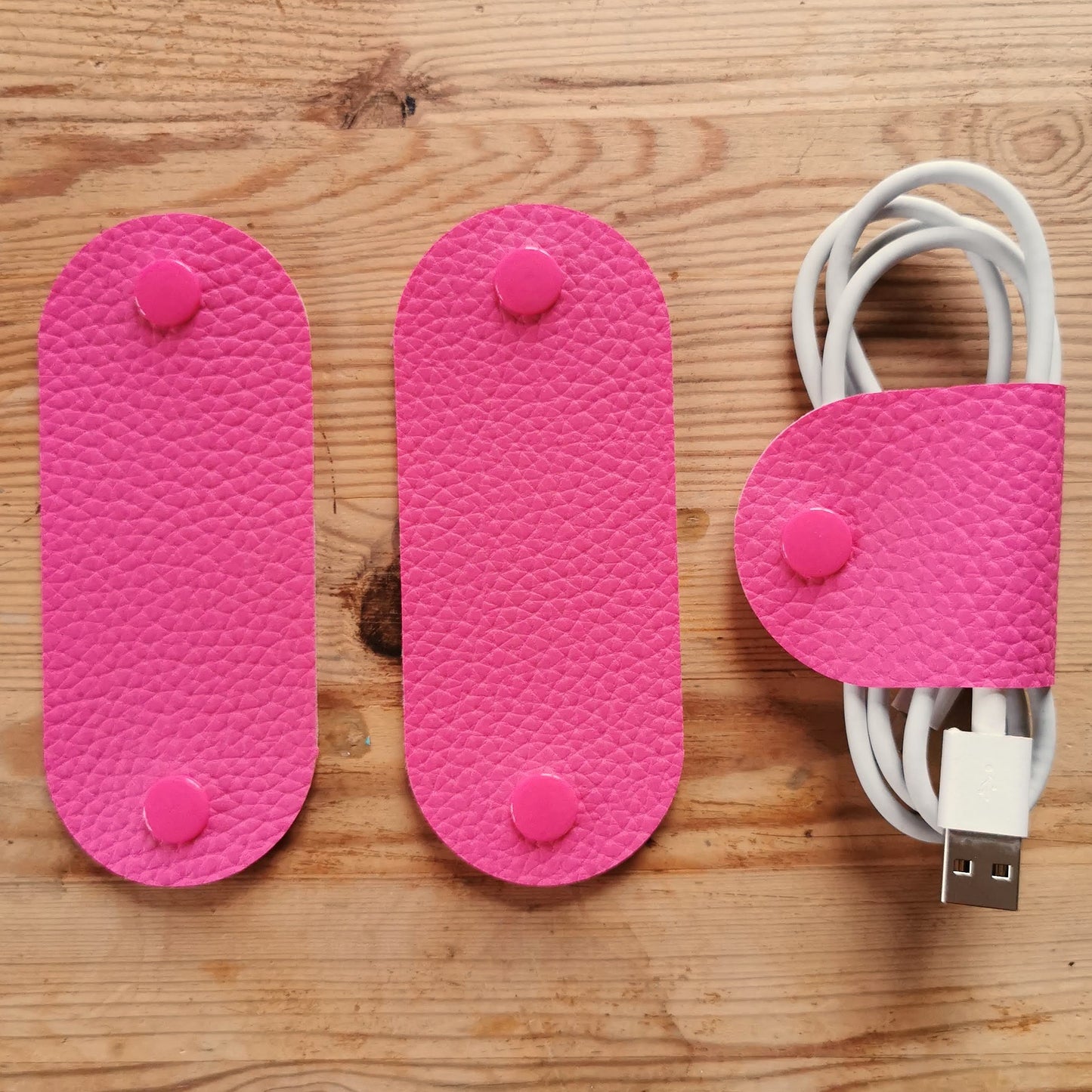 Johtohali MEDIUM 3 kpl, hot pink