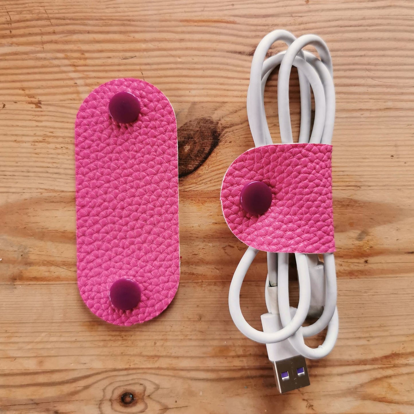 Johtohali PIENI 2 kpl, hot pink T