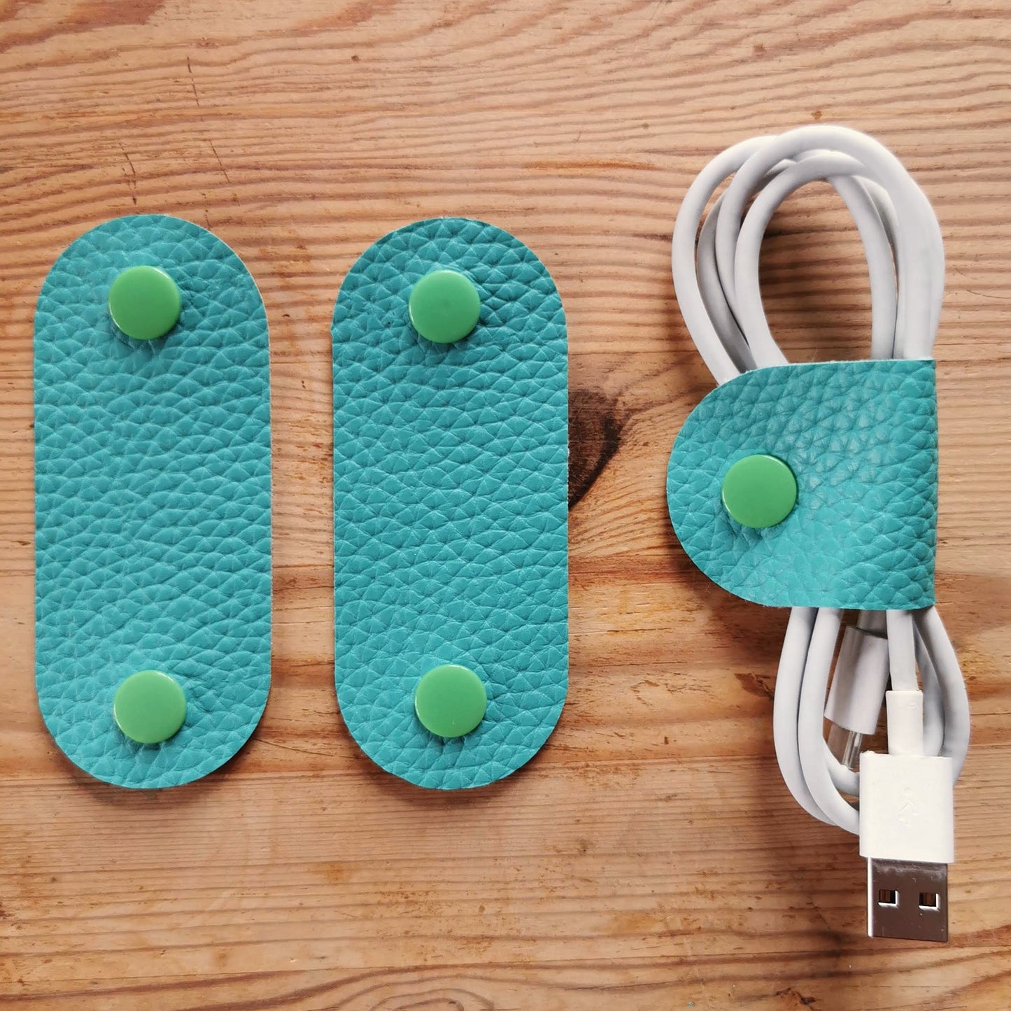 Johtohali PIENI 3kpl, turkoosinvihreä