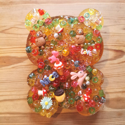 Hermohali 514 MEGA-nalle + MUOTTI (muovi- ja akryylitäyte, läpikuultava massa)