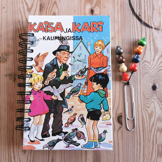 Muistikirja "Kaisa ja Kari kaupungissa"