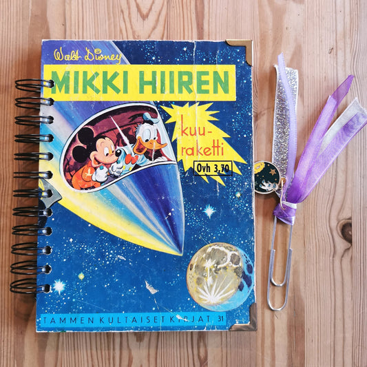 Muistikirja "Mikki Hiiren kuuraketti"