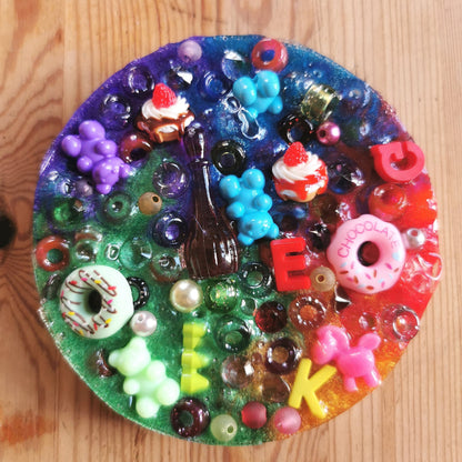 Hermohali 459 (muovi- ja akryylitäyte, monivärihelmiäinen)