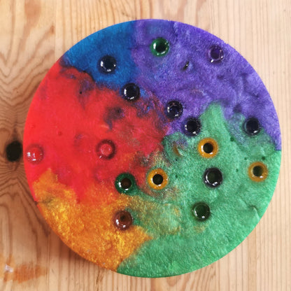 Hermohali 459 (muovi- ja akryylitäyte, monivärihelmiäinen)