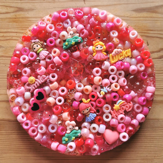 Hermohali 711 XL-koko (muovi- ja akryylitäyte, läpikuultava massa ripauksella pinkkiä)